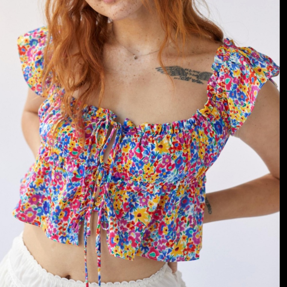 For Love and Lemons floral top